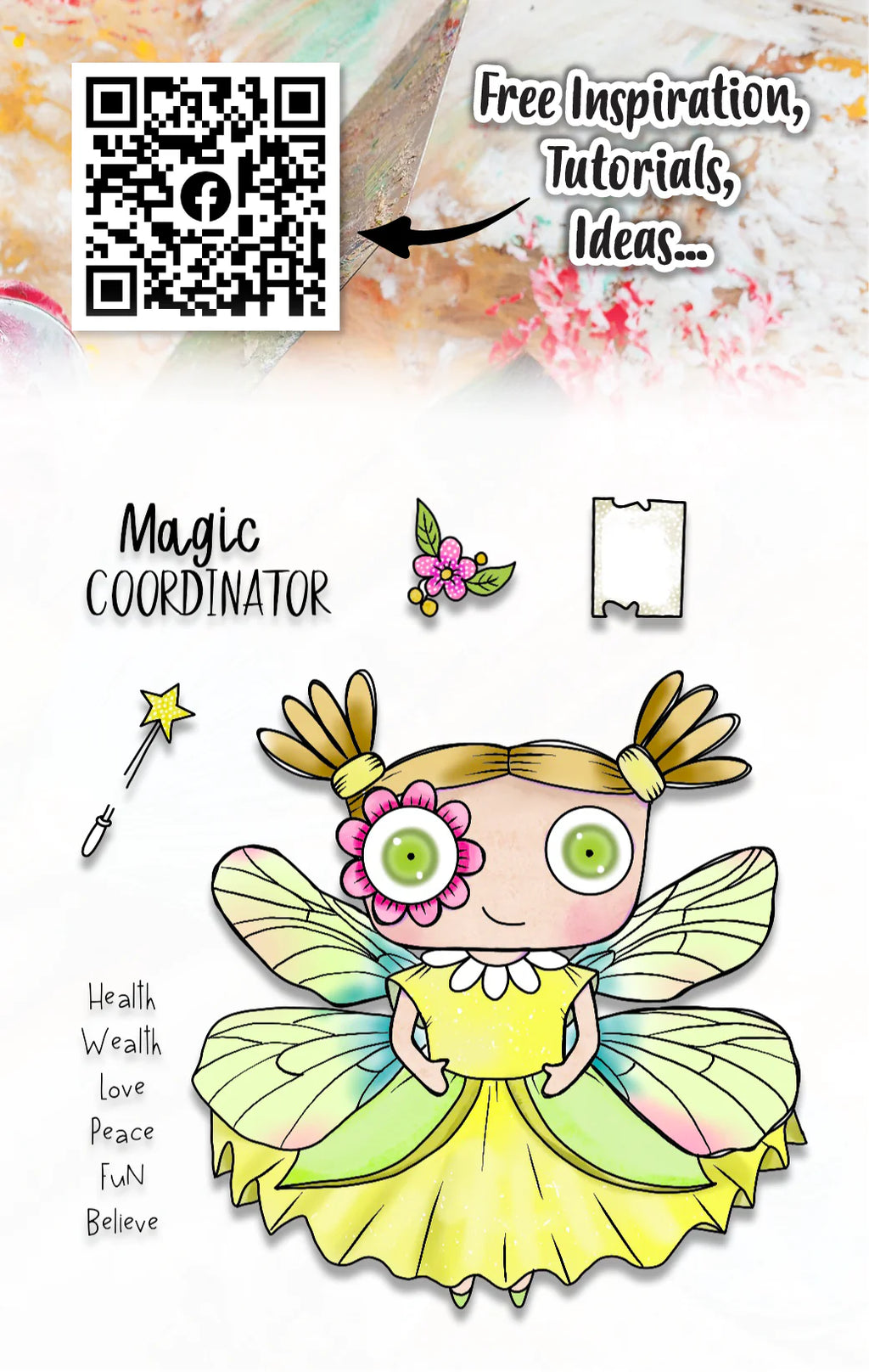 AALL & Create - A7 - Clear Stamps - 1167 - Janet Klein - Magic Coordinator