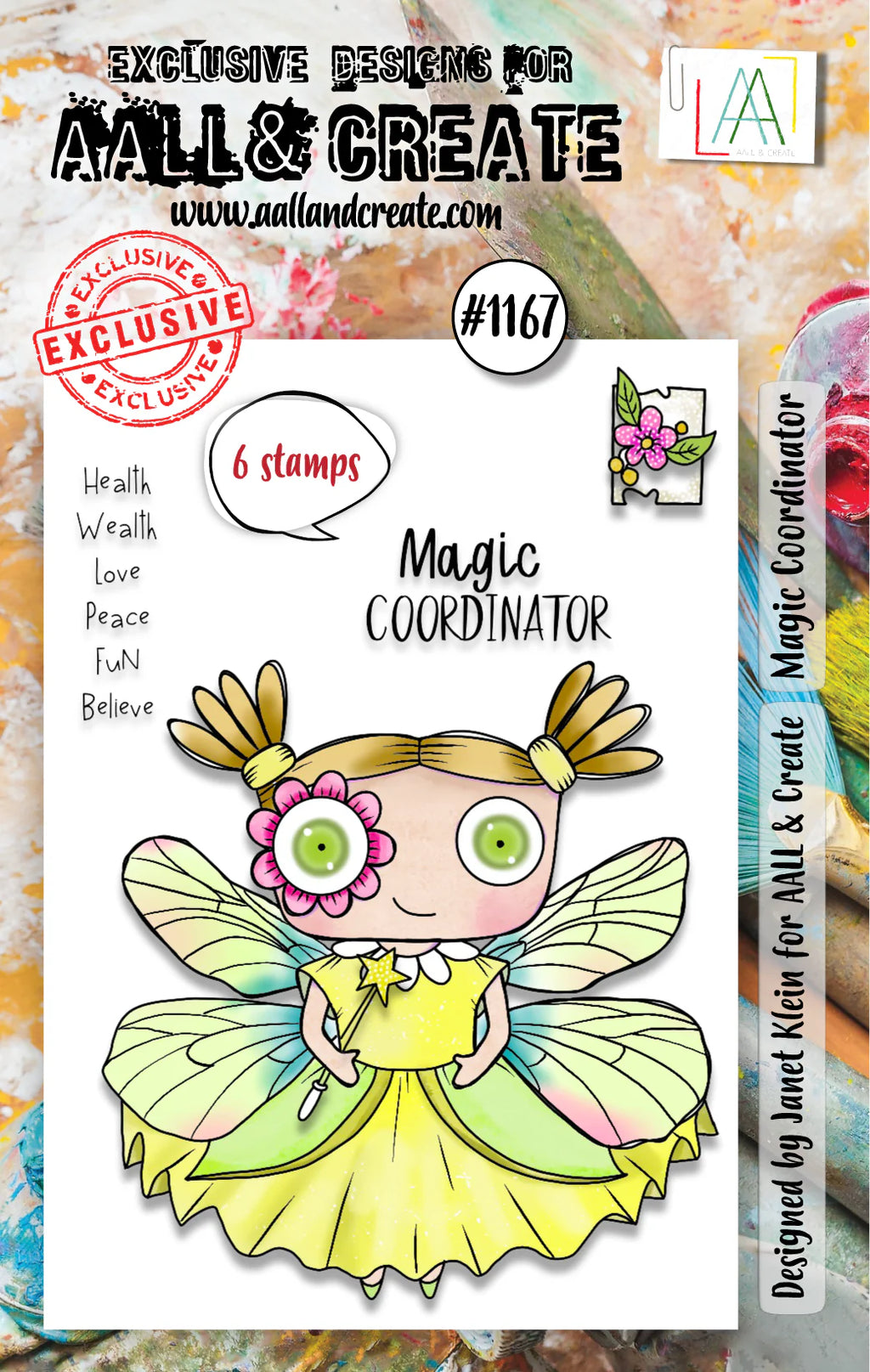 AALL & Create - A7 - Clear Stamps - 1167 - Janet Klein - Magic Coordinator