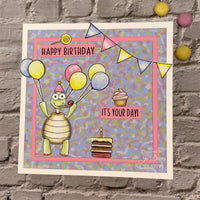 Creative Expressions - 6 x 8 - Clear Stamp Set - Jane's Doodles - It's Your Day