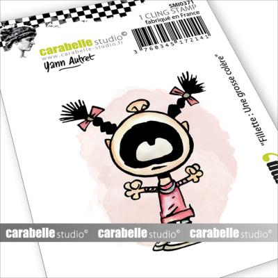Carabelle Studio - Cling Stamp - Yahn Autret - Little Girl: Big Scream