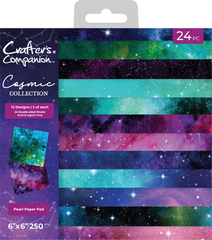 Crafter's Companion - 6 x 6 Paper Pad - Cosmic Pearl