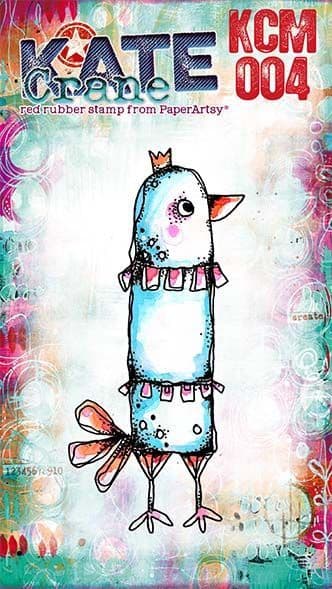 PaperArtsy - Kate Crane - MINI 004 - Rubber Cling Mounted Stamp
