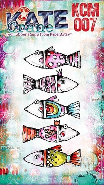 PaperArtsy - Kate Crane - MINI 007 - Rubber Cling Mounted Stamp - PREORDER
