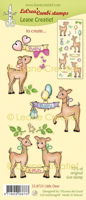 Leane Creatief - Clear Stamp Set - Little Deer