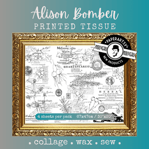 PaperArtsy - Alison Bomber - Printed Tissue 8 - PREORDER