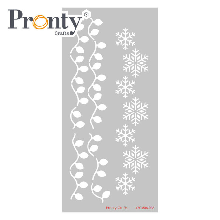 Pronty - Stencil - 4 x 8.25 - Slimline Christmas