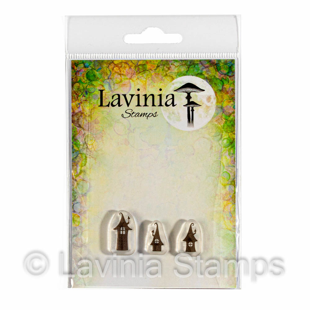 Lavinia - Clear Polymer Stamp - Small Pixy Houses - LAV734