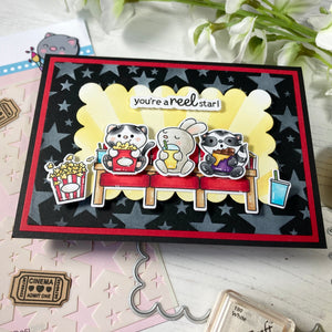 Time For Tea - Clear Stamp Set - Movie Night
