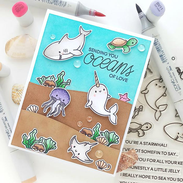 Quin & Queenie the Quokkas Clear Stamps with Matching Dies