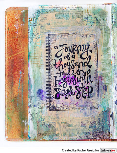 Be You Art Journal Page — Rachel Greig