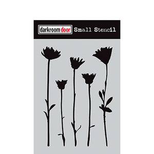 Darkroom Door - Small Stencil - Wildflowers
