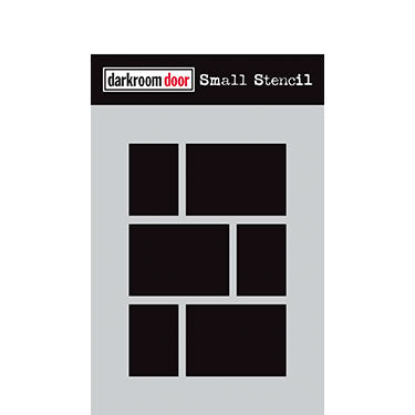 Darkroom Door  - Small Stencil - Mixed Boxes
