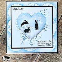 Visible Image - A6 - Clear Polymer Stamp Set - Happy Bunny