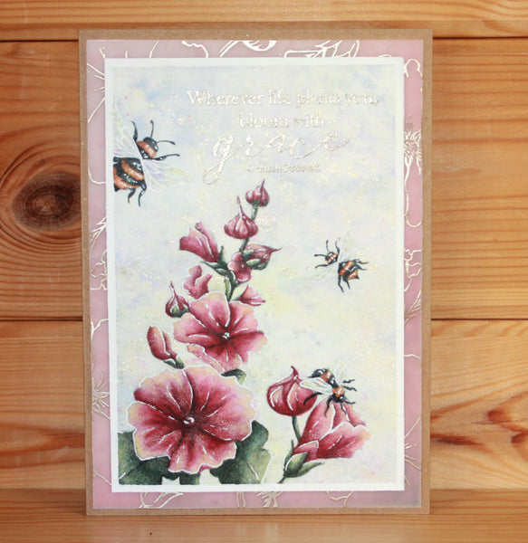 Hobby Art Stamps - Clear Polymer Stamp Set - Garden Flowers – Topflight ...