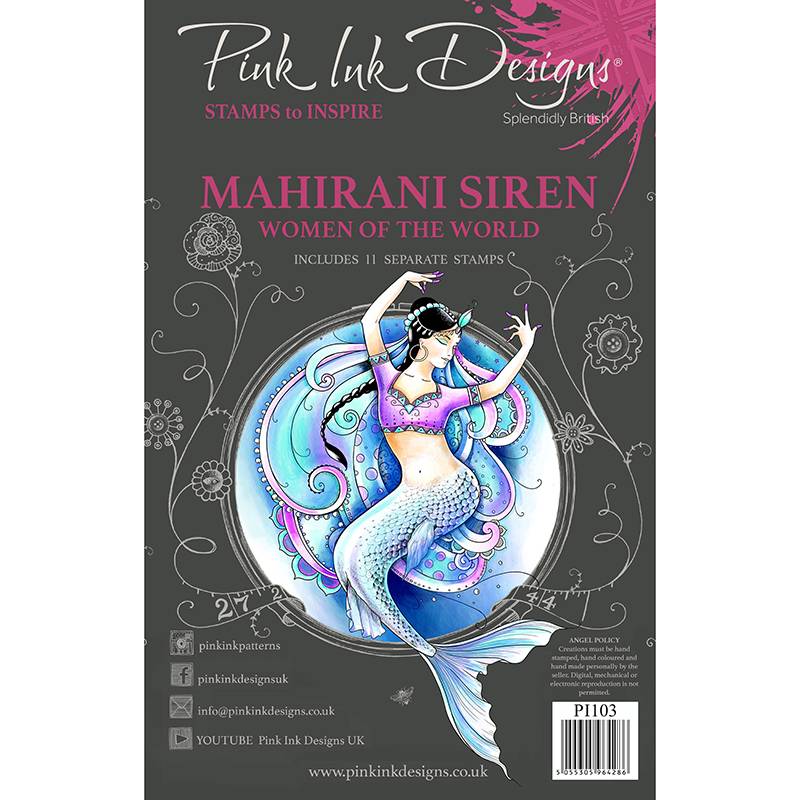 Pink Ink Designs - Clear Photopolymer Stamps - Mahirani Siren