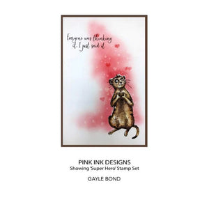 Pink Ink Designs - Clear Photopolymer Stamps - A5 - Super Hero
