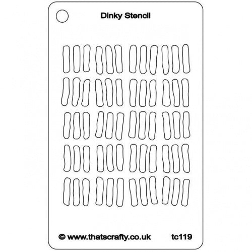 That's Crafty! - Stencil - Dinky Lines - TC119