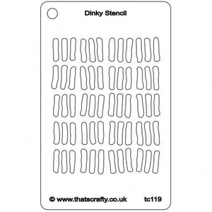 That's Crafty! - Stencil - Dinky Lines - TC119