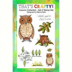 That's Crafty! - Melina Dahl - Clear Stamp Set - Autumn Collection Set 2