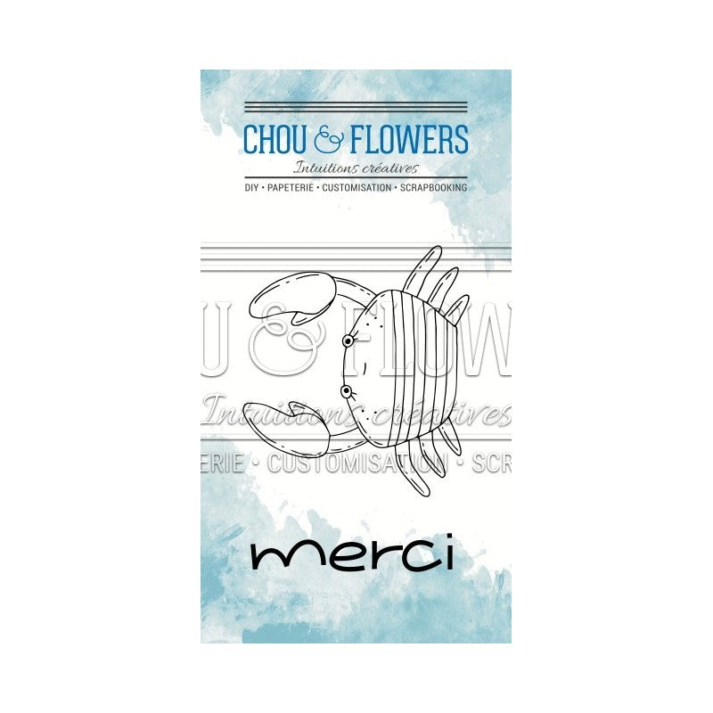 Chou & Flowers - Clear Stamps - The Crab