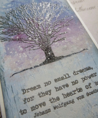 PaperArtsy - Alison Bomber 07 - Dreaming & Doing - Rubber Cling Mounted Stamp Set