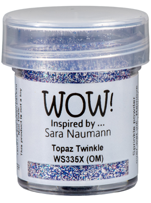 WOW! Embossing Powder - Topaz Twinkle - Sara Naumann
