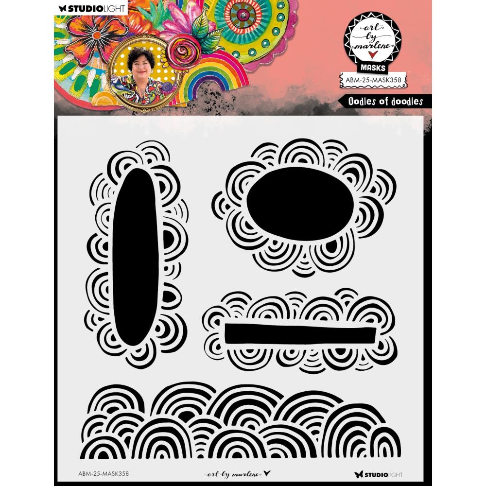 Studio Light - Art By Marlene - Stencil - Oodles of Doodles - MASK358