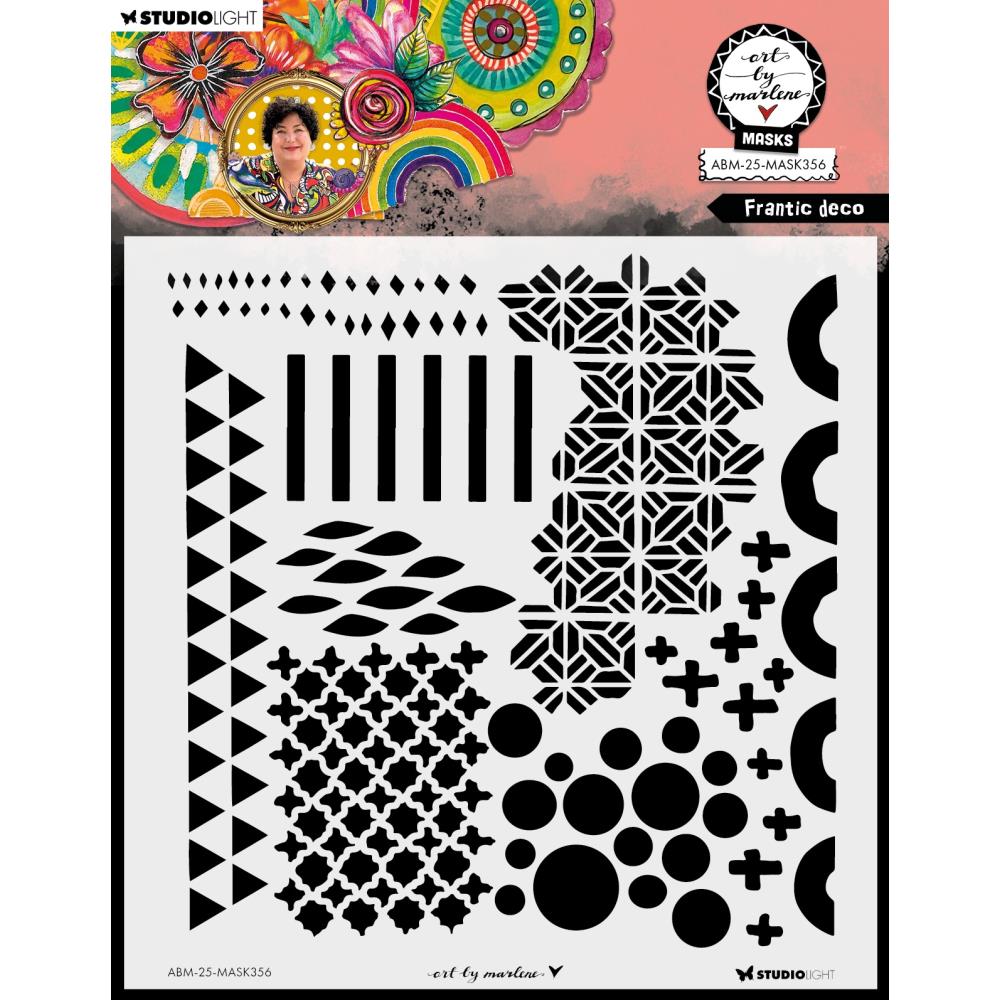 Studio Light - Art By Marlene - Stencil - Frantic Deco - MASK356