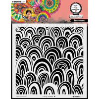 Studio Light - Art By Marlene - Stencil - Deco Waves - MASK357