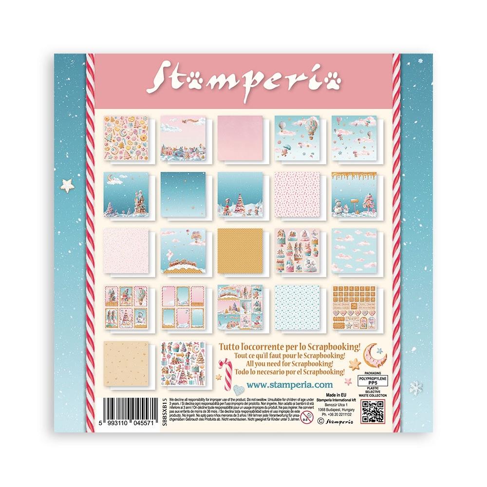 Stamperia - 8 x 8 - Paper Pad - Candy Christmas