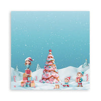 Stamperia - 8 x 8 - Paper Pad - Candy Christmas