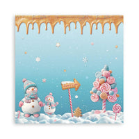 Stamperia - 8 x 8 - Paper Pad - Candy Christmas