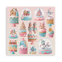 Stamperia - 8 x 8 - Paper Pad - Candy Christmas