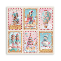 Stamperia - 8 x 8 - Paper Pad - Candy Christmas