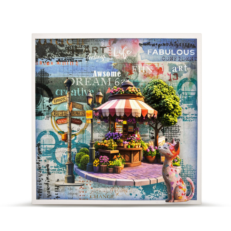 AALL & Create - A7 - Clear Stamps - 1262 - Autour De Mwa - Ink 15