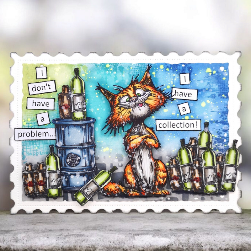 AALL & Create - A6 - Clear Stamps - 1273 - Author De Mwa - Grumpy Traveler