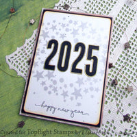 Visible Image - A6 - Clear Polymer Stamp Set -  Go To Christmas Words