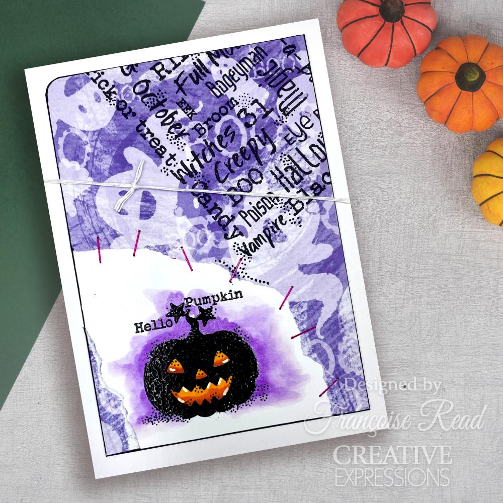 Woodware - Clear Stamps - A7 - Carved Pumpkins