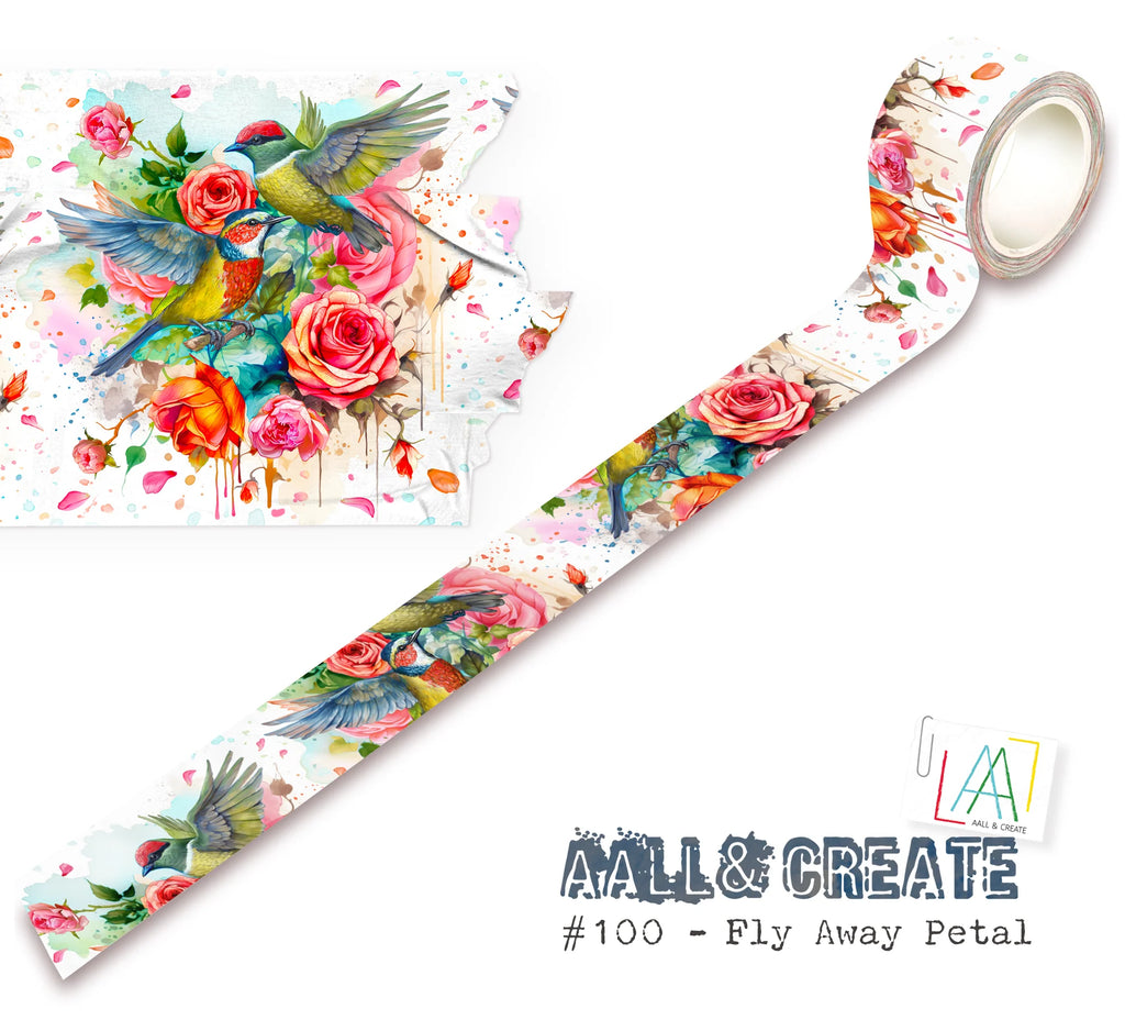 AALL & Create - Washi Tape - 100 - Fly Away Petal - Artour de Mwa