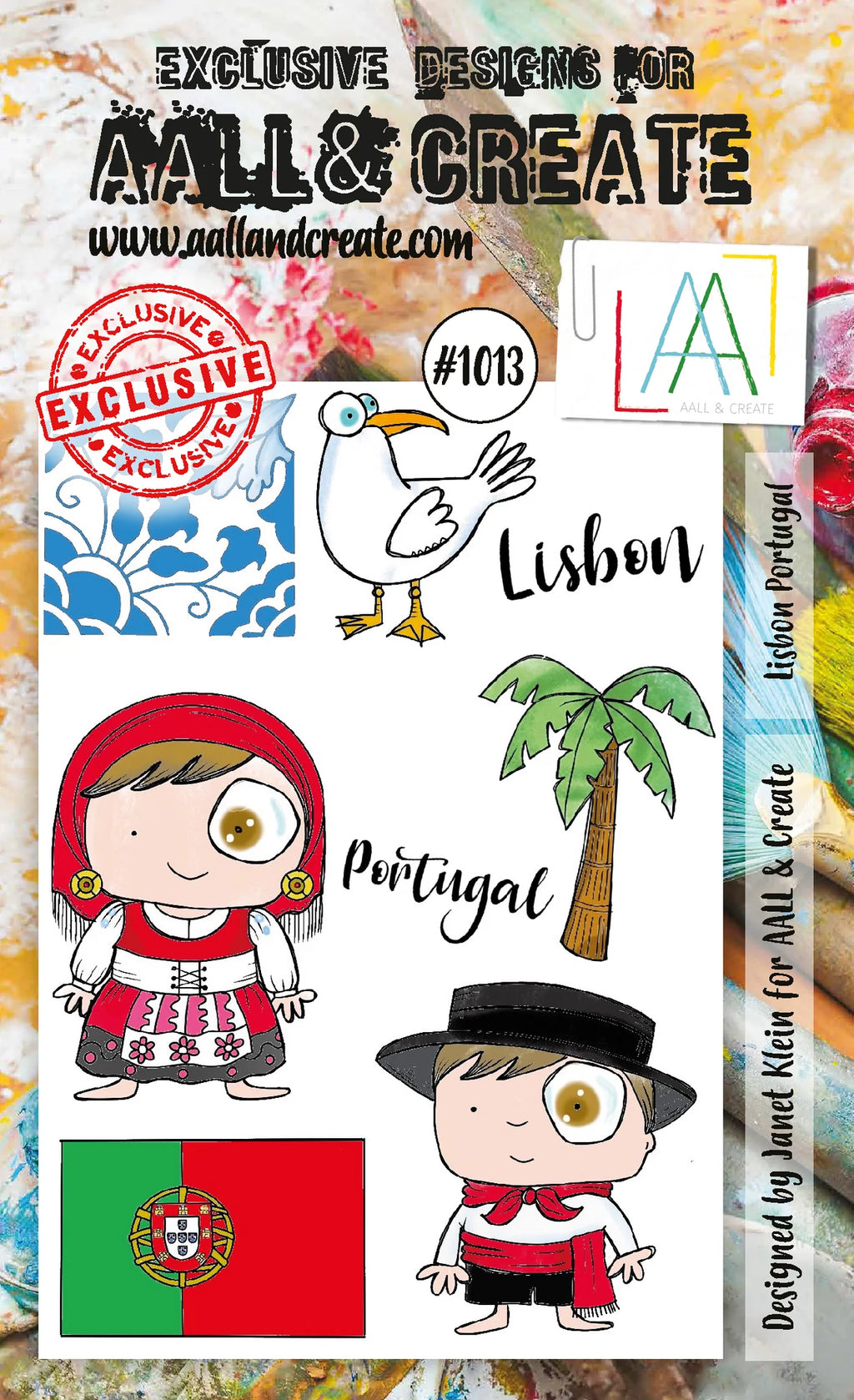 AALL & Create - A6 - Clear Stamps - 1013 - Janet Klein - Lisbon Portugal