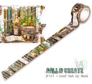 AALL & Create - Washi Tape - 101 - Leaf Out My Book - Artour de Mwa