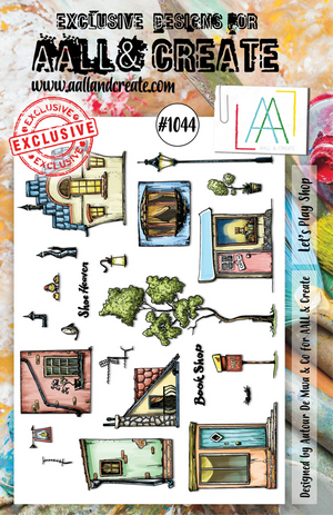 AALL & Create - A5 - Clear Stamps - 1044 - Autour de Mwa - Let's Play Shop