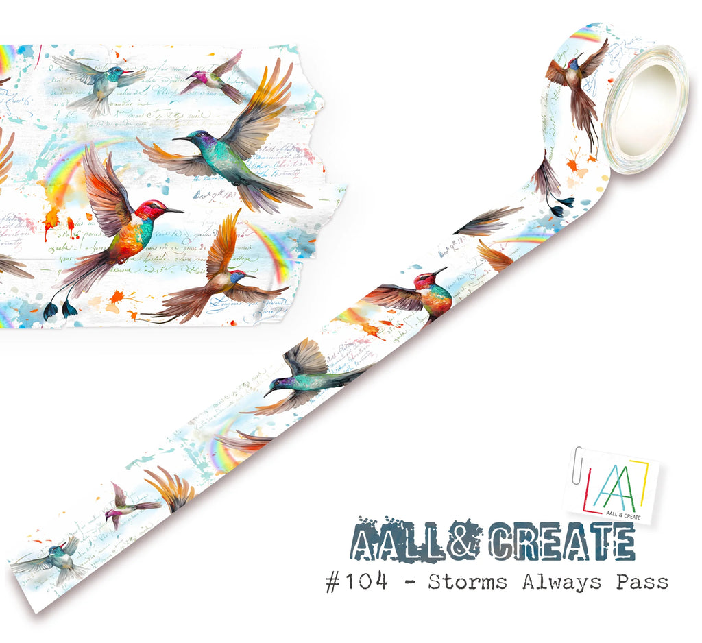AALL & Create - Washi Tape - 104 - Storms Always Pass - Artour de Mwa