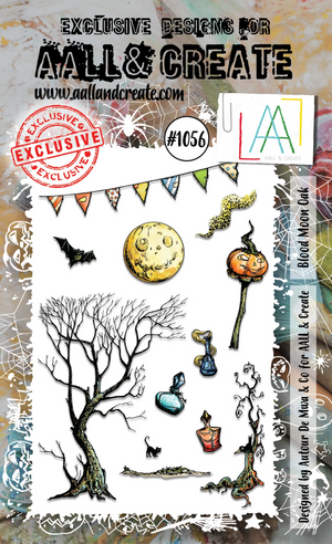AALL & Create - A6 - Clear Stamps - 1056 - Author De Mwa - Blood Moon Oak