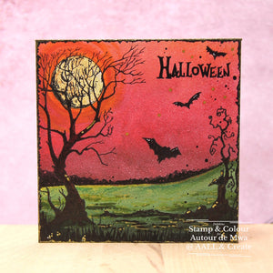 AALL & Create - A6 - Clear Stamps - 1056 - Author De Mwa - Blood Moon Oak