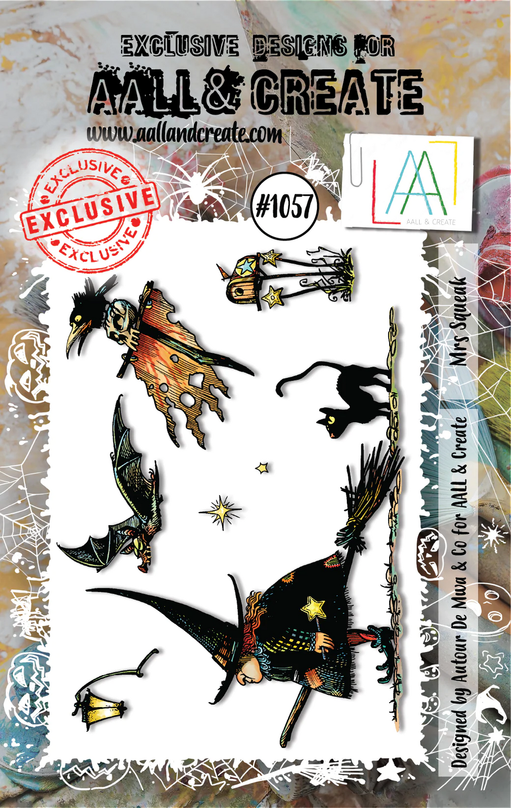 AALL & Create - A7 - Clear Stamps - 1057 - Autour De Mwa - Mrs Squeak