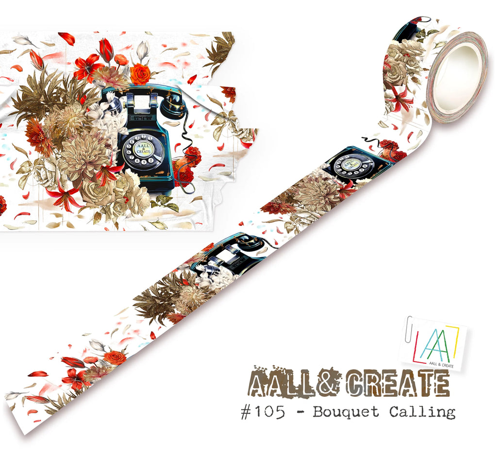 AALL & Create - Washi Tape - 105 -Bouquet Calling - Artour de Mwa