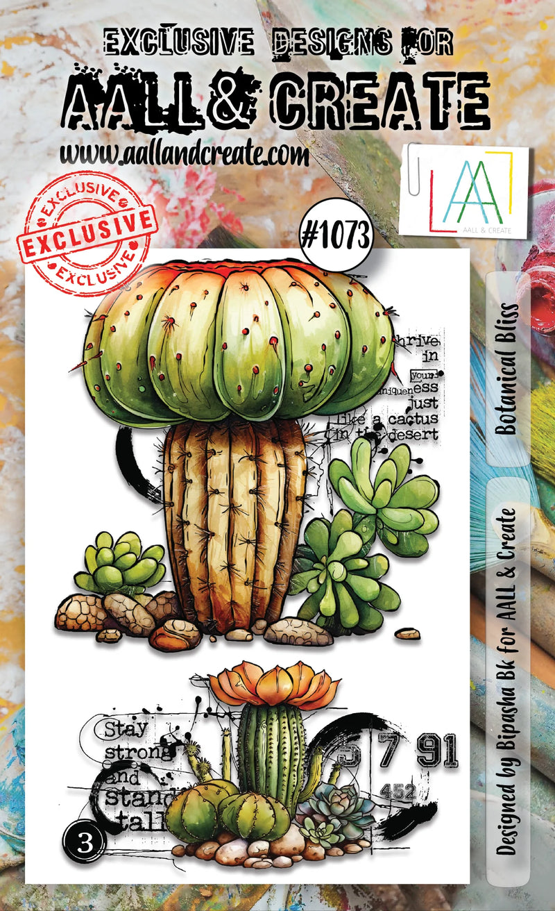 AALL & Create - A6 - Clear Stamps - 1073 - Bipasha BK - Botanical Bliss