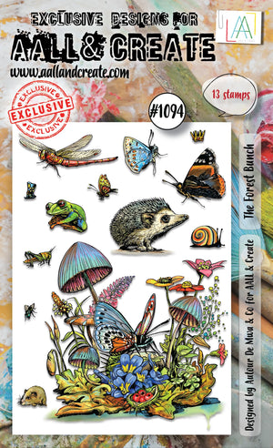 AALL & Create - A6 - Clear Stamps - 1094 - Author De Mwa - The Forest Bunch