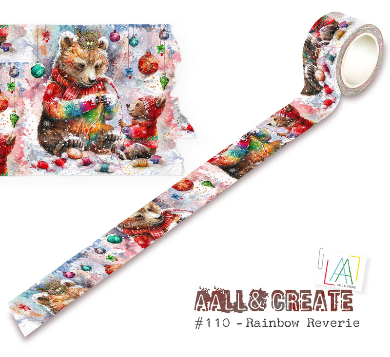 AALL & Create - Washi Tape - 110 - Artour de Mwa - Rainbow Reverie